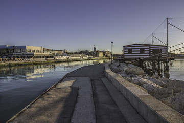 Fototapeta na wymiar Porto Di Cesenatico