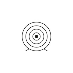 Target linear vector icon