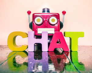 chat bot head