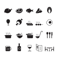icon food, vector