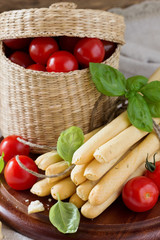 Grissini with rosemary