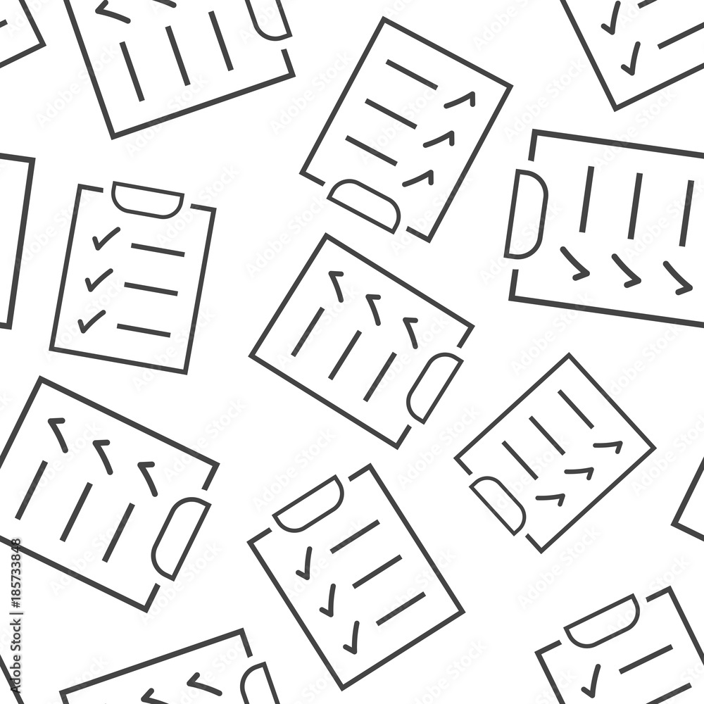 Poster to do list seamless pattern background. business flat vector illustration. checklist, task list symb