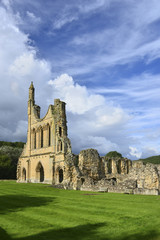 Byland Abbey in Ryedale, north yorkshire