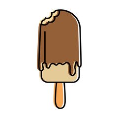 delicious ice cream icon vector illustration design