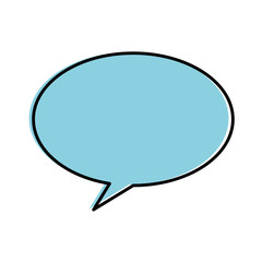 speech bubble isolated icon vector illustration design