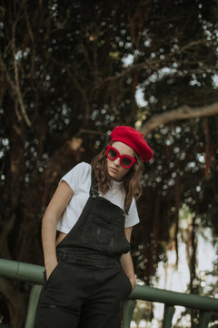 Young Woman Paris Style 