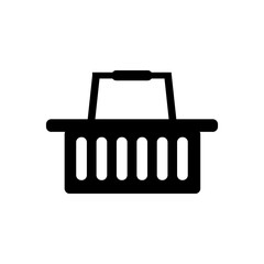 Simple shopping cart icon, vector