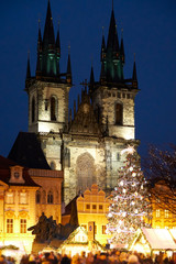 Fototapeta na wymiar Beautiful Prague in the heart of Europe