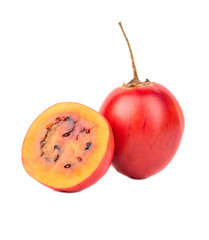 Fruit tamarillo with half