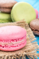 Multicolored macaroon