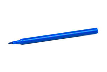 Blue felt pen