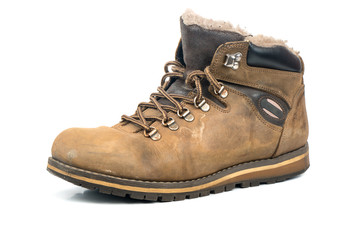 Old winter boots