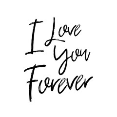 Romantic vector poster