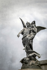 Christian Mythology Angel in cemetery