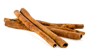 Cinnamon isolated on white background