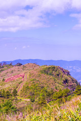 Mountain View at Phu Chi Fa View Point in Chiangrai Province