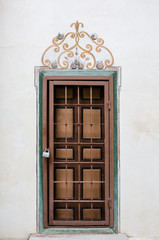 decorated door