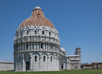 The Pisa Baptistery of St. John in Pisa, Italy