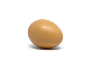 isolated eggs on white backgrounds
