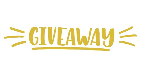Giveaway vector lettering