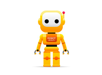 robot technology vector illustration