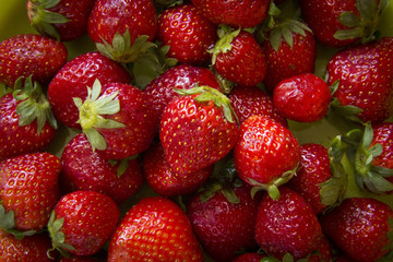 Strawberry. Fresh organic berries .
