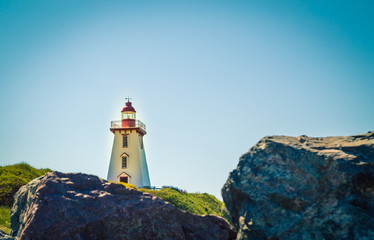 Fototapeta na wymiar lighthouse in Prince Edward Island 