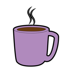 delicious coffee cup isolated icon vector illustration design