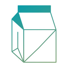 milk box isolated icon vector illustration design