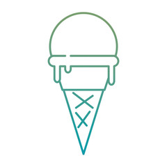 delicious ice cream icon vector illustration design