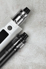 vaping device mod on white table