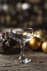 empty cocktail glass