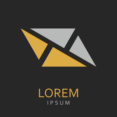 Naklejka premium Abstract logo