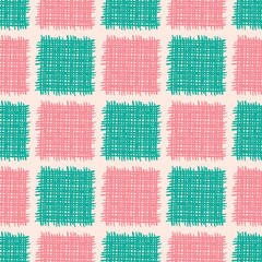 Vector Seamless pattern with abstract shapes.