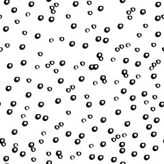 Seamless pattern with circles and dots. Vector illustration.
