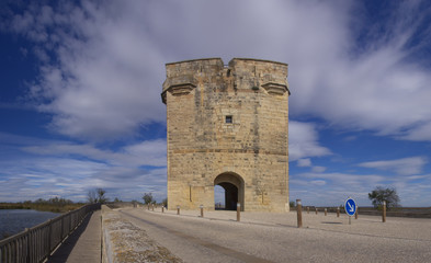 La tour Carbonnière près d'Aigues-Mortes, France