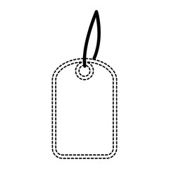 christmas shopping tag isolated icon vector illustration design
