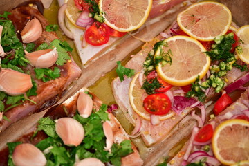 Fish ready for cooking
