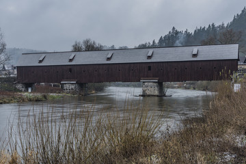 Cloudy morning in Radosov village