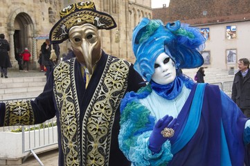 Fototapeta na wymiar Carnaval vénitien de Rosheim en Alsace