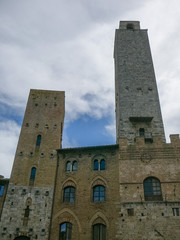 Fototapeta na wymiar View of the city of San Gimignano