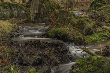 Dubinsky creek near Semnice village in Carlsbad area