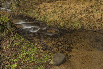 Dubinsky creek near Semnice village in Carlsbad area