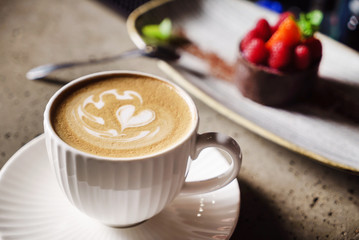 cup of cappuccino