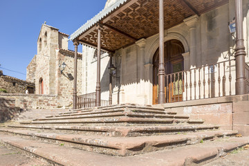 Nuestra Señora de la Salud hermitage in Barbatona de Siguenza, province of Guadalajara,  Spain