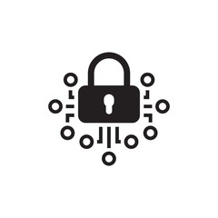 Cryptography Icon. Technology.