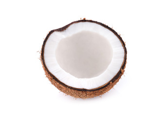 Coconut isolated on white background.