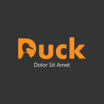 Duck Logo Vector Template Design