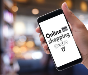 Online Shopping Add to Cart Order Store buy Sale Online shopping concept