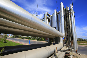 Industrial pipeline equipment of the factory